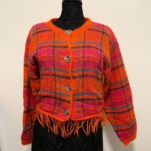 Vintage One Step Up Multicolor Cardigan